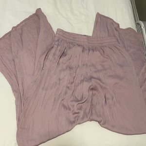 Zara flowy silk pants